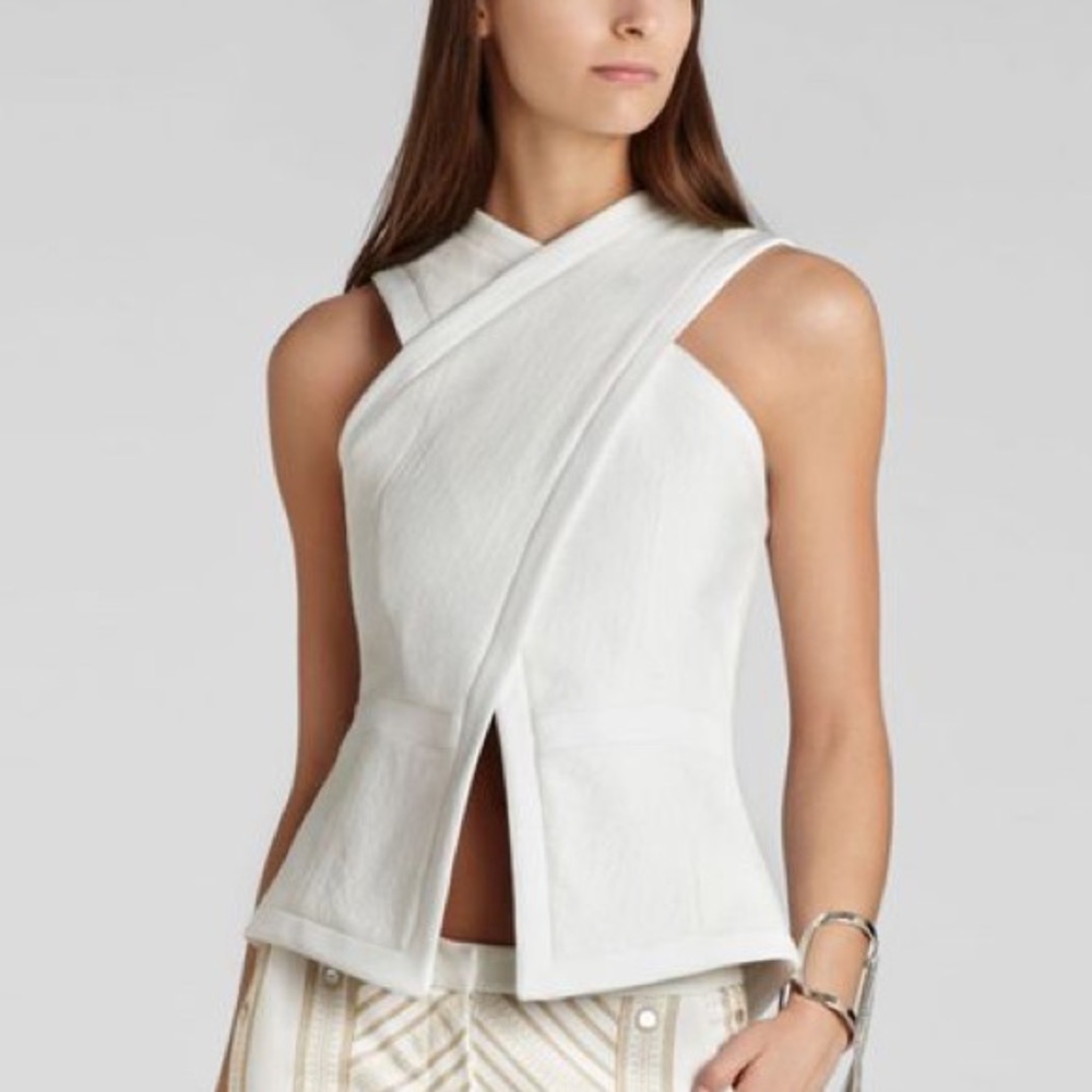 NWOT BCBGMaxAzria Munson cut out top